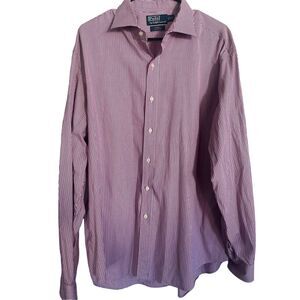 Polo by Ralph Lauren Mens Multicolor Regent Classic Fit Button-Up Shirt 18